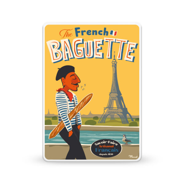 Small metal box "French Baguette"