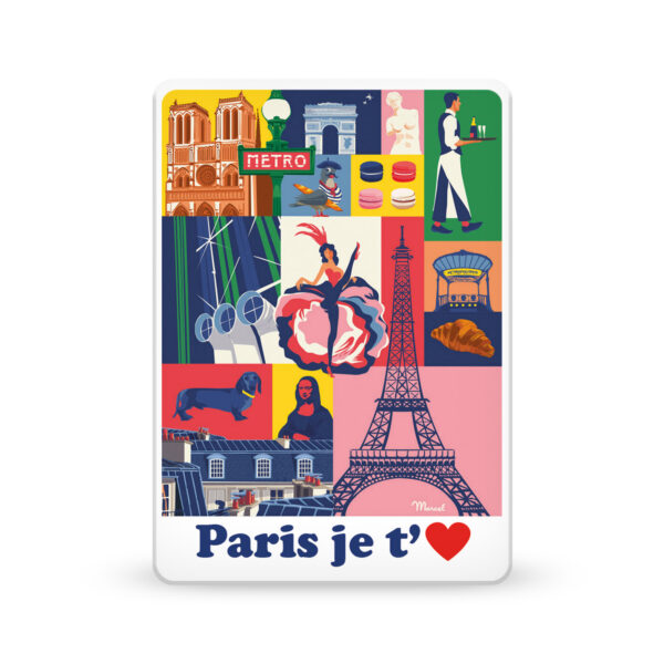 Small metal Gift-box "Paris Je t’aime"
