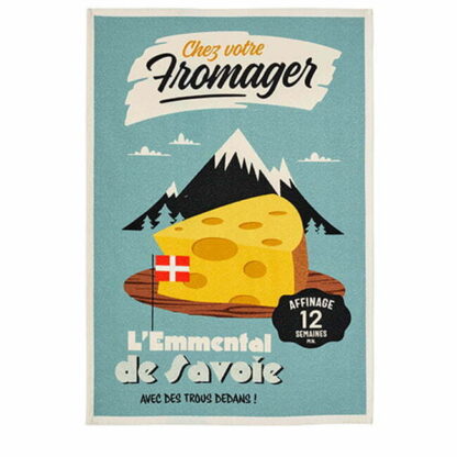 TEA TOWEL MISTER ATOMIC FROMAGE DE SAVOIE