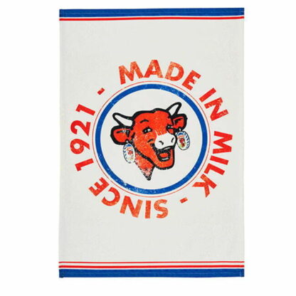 VACHE QUI RIT 100 ANS TEA TOWEL