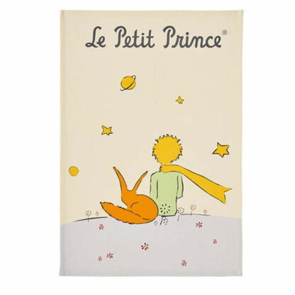 TEA TOWEL PETIT PRINCE ET LE RENARD DE DOS