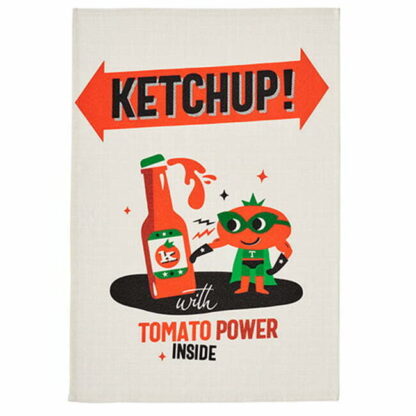 TEA TOWEL  MISTER ATOMIC TOMATO POWER