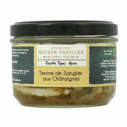 WILD BOAR TERRINE WITH CHESTNUTS