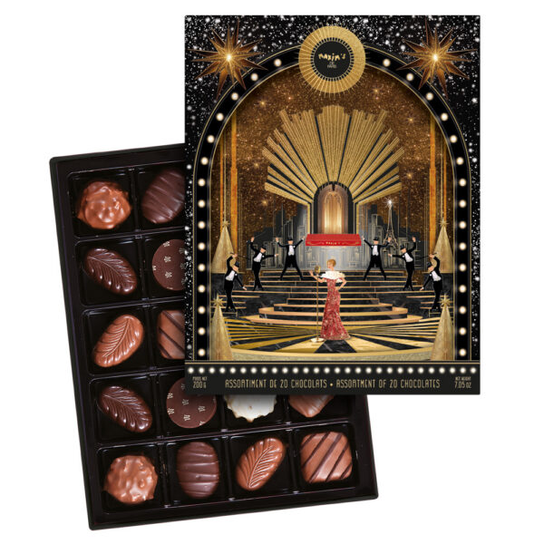 “Parisian Cabaret” - Christmas gift-box 20 chocolates