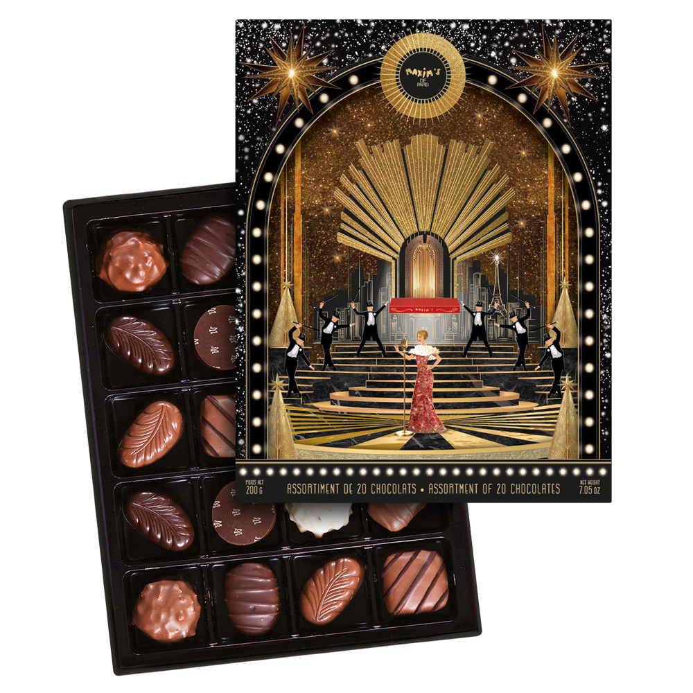 “Parisian Cabaret” - Christmas gift-box 20 chocolates