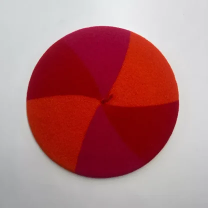 Beret trio Red-Orange-Fuchsia