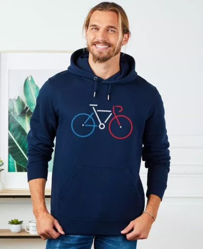 Big bike men's hoodie (embroidered)