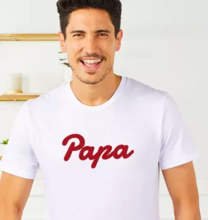 Dad men's t-shirt (velvet effect)