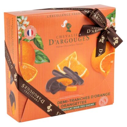 ORANGETS AND ORANGE SLICES BOX - DARK CHOCOLATE
