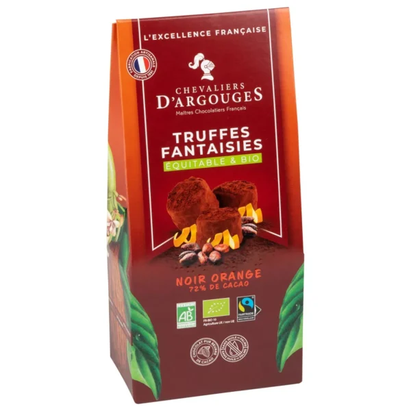 Pure Cocoa Butter Chocolate Truffles With Orange