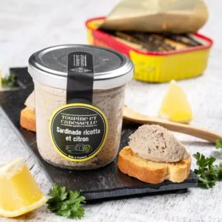 Ricotta and lemon sardine spread