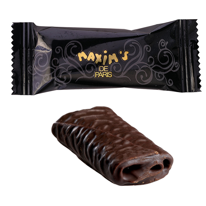 Tin of 16 dark chocolate lace crepes - 80g - Image 2